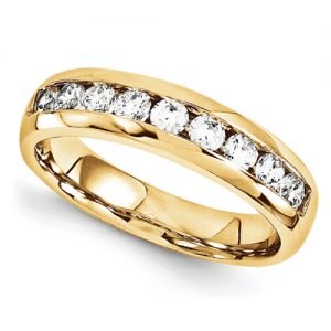 Anillo Cintillo 10 Diamantes, 1CW-200501