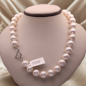 Elegante Collar de Perlas 11mm